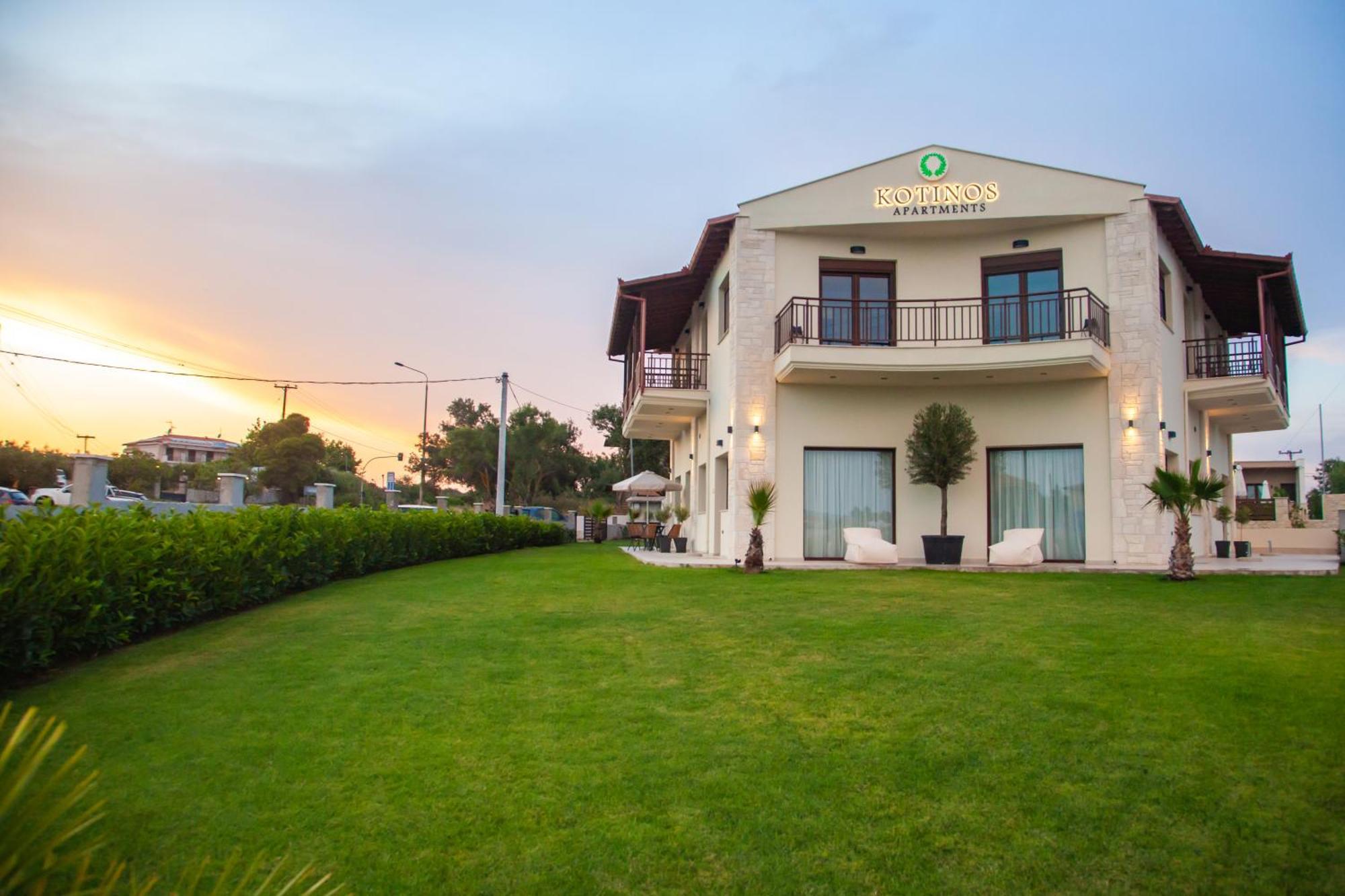 Kotinos Apartments อาฟิโตส ภายนอก รูปภาพ