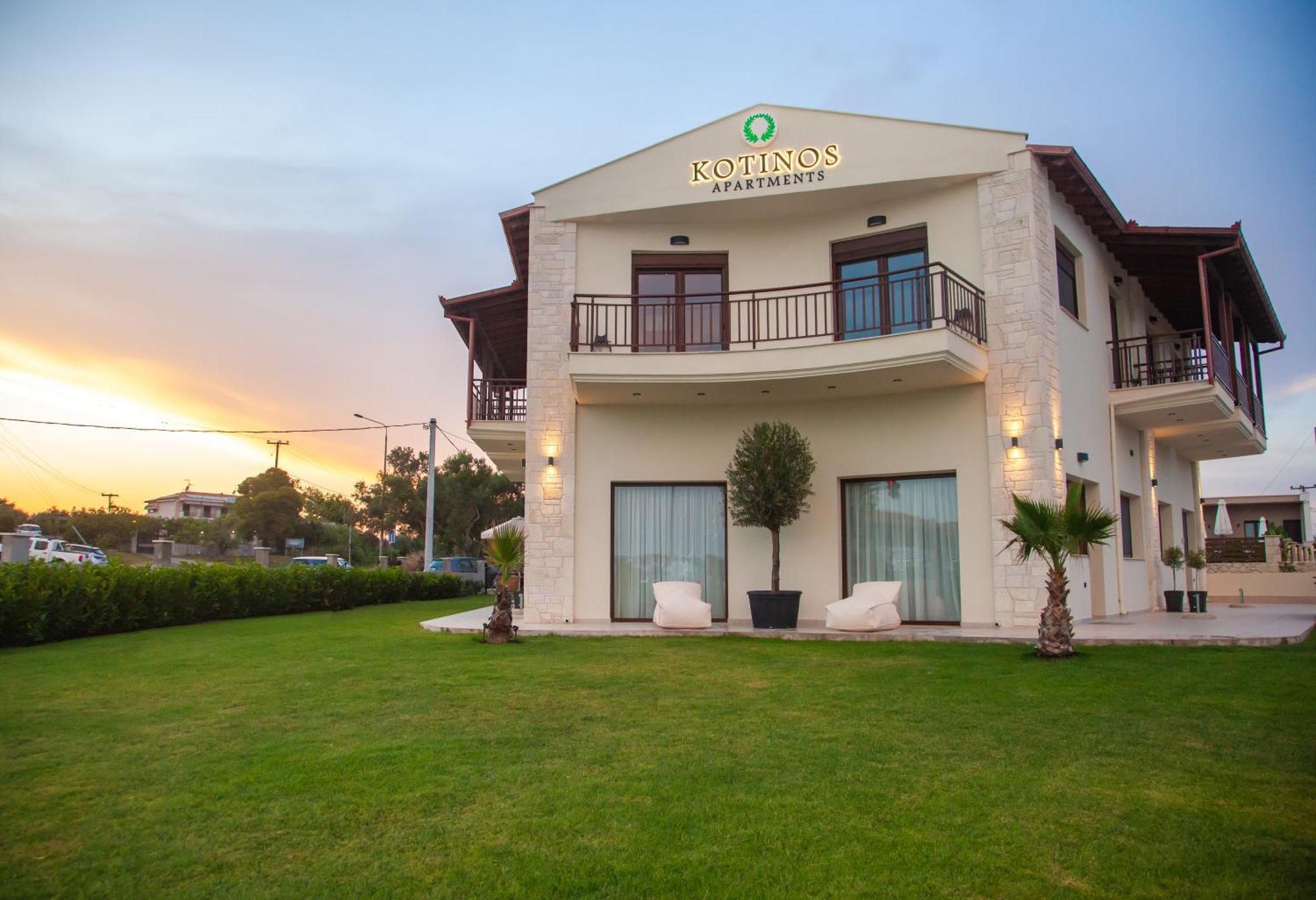 Kotinos Apartments อาฟิโตส ภายนอก รูปภาพ